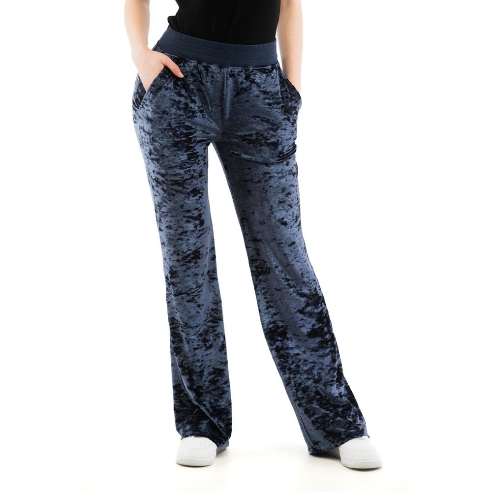 Moschino - Blue Polyester Casual Pants