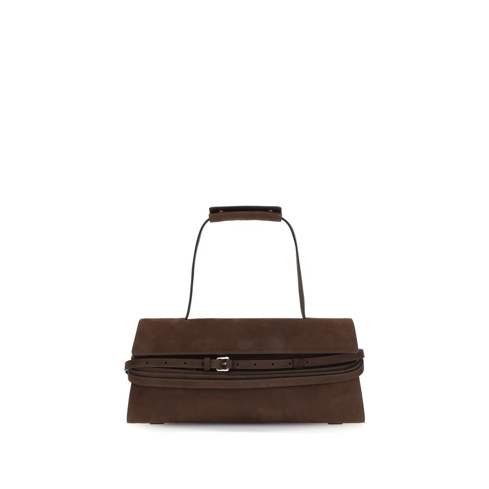 Moschino - Brown Calf Leather Bos Taurus Shoulder Bag