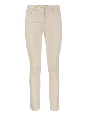 Gray Cotton Casual Pants