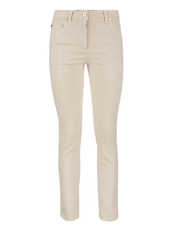 Brunello Cucinelli - Gray Cotton Casual Pants