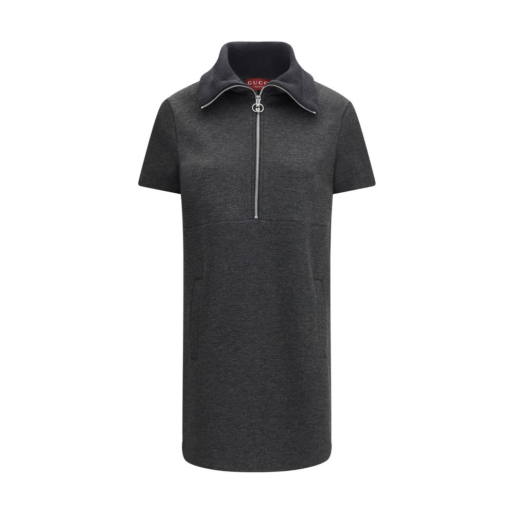 Gucci - Gray Cotton Casual Dress