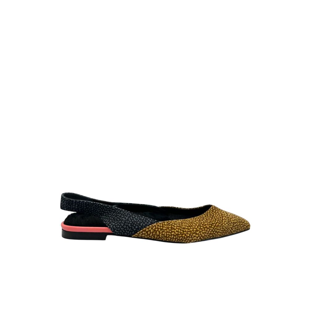 Borbonese - Beige Leather Women Ballet Flat