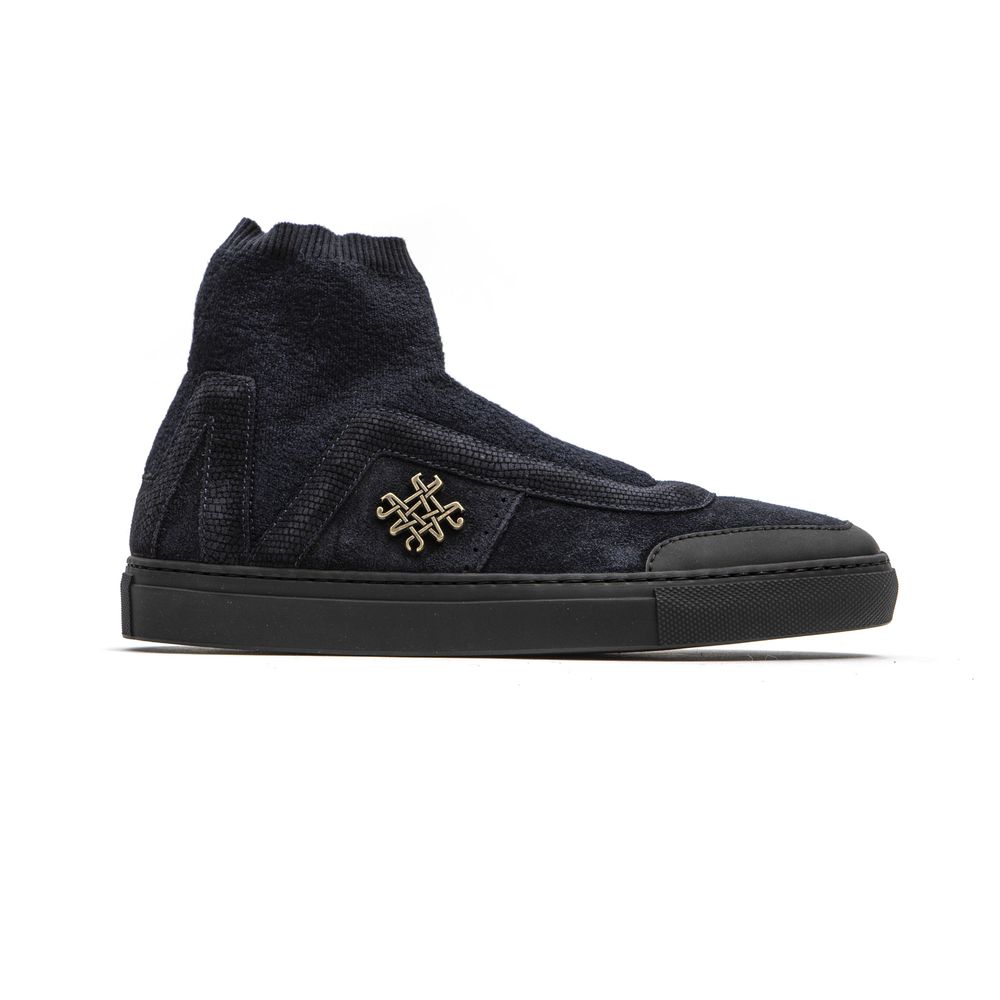Mr&Mrs Italy - Blue Leather Womens Ankle Boot