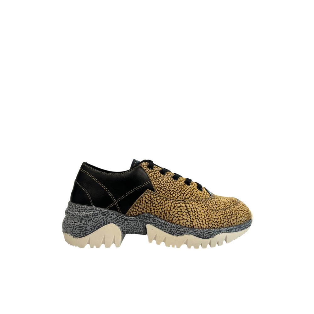 Borbonese - Beige Leather Women Sneaker