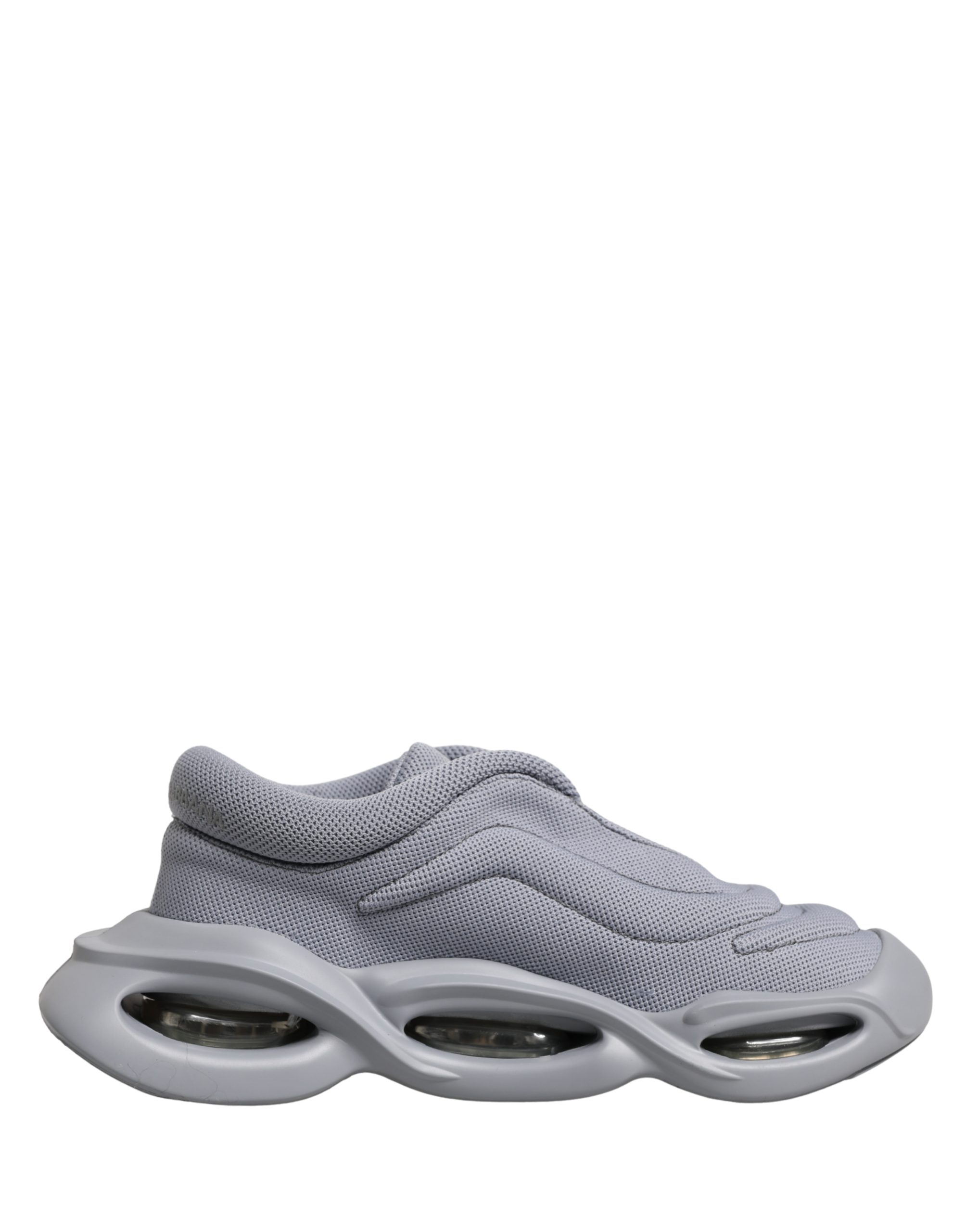 Dolce & Gabbana - Gray Slip On Wave Low Top Sneakers