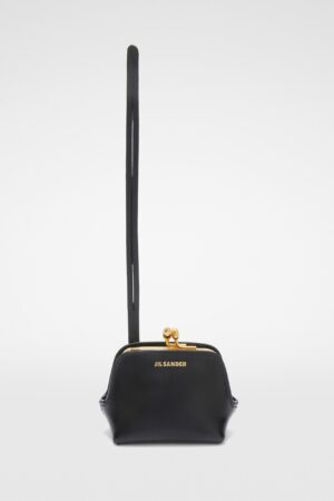 Black Fibres Clutch Bag