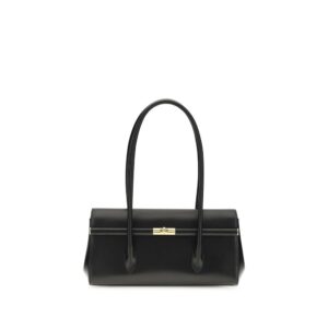 Black Calf Leather Bos Taurus Shoulder Bag
