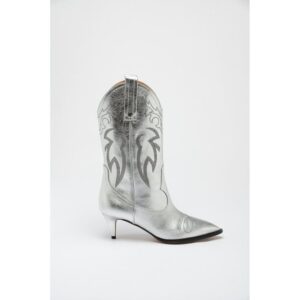 Multicolor Viscose High Heel Boots