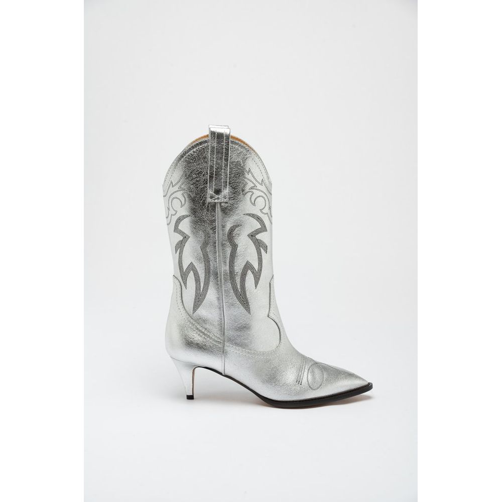 Moschino - Multicolor Viscose High Heel Boots