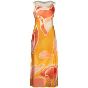 Arancione Polyester Woman Dress