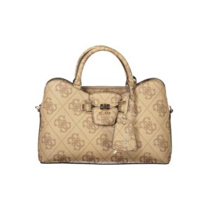 Black Polyurethane Women Handbag