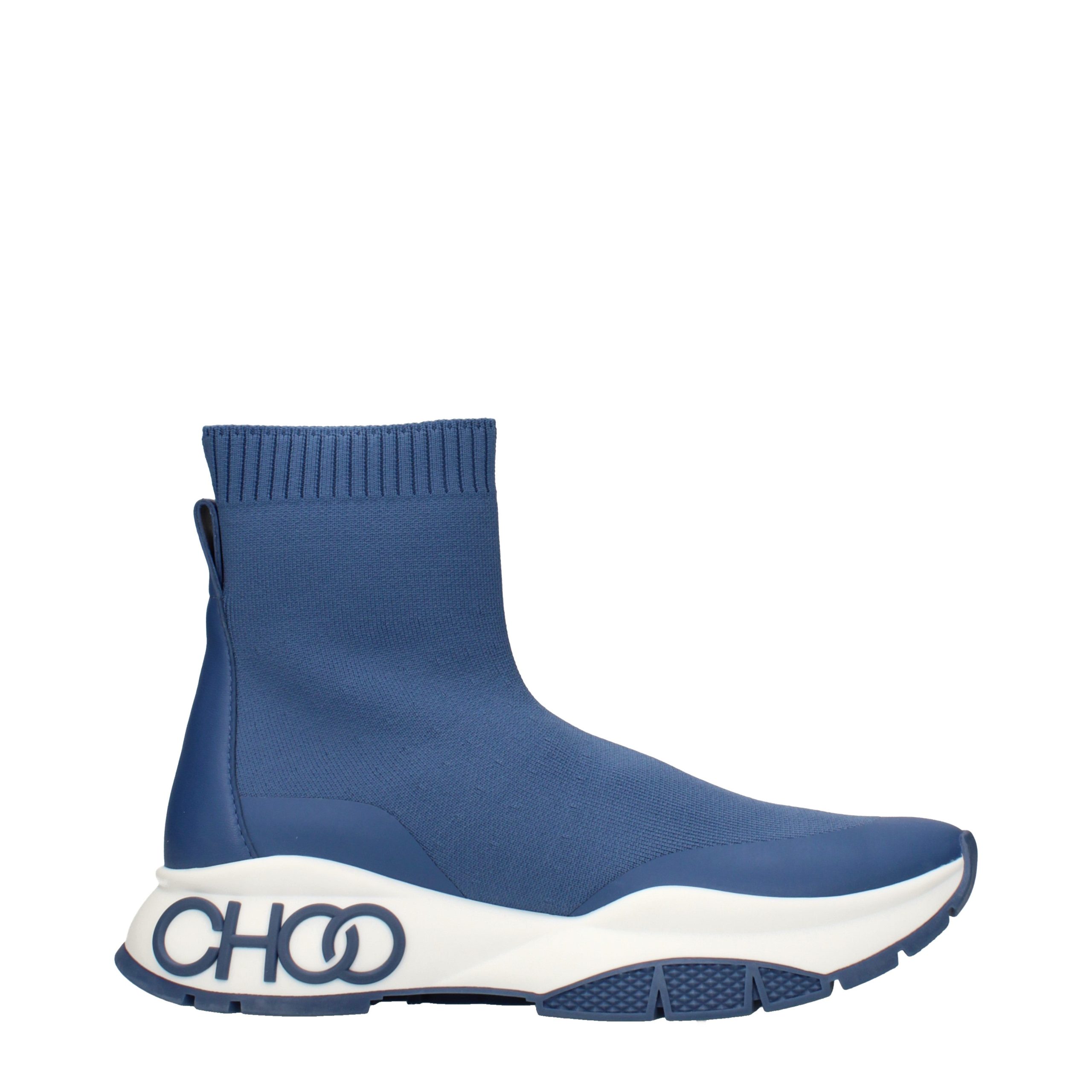 Jimmy Choo - Blue Fabric Ankle Boots