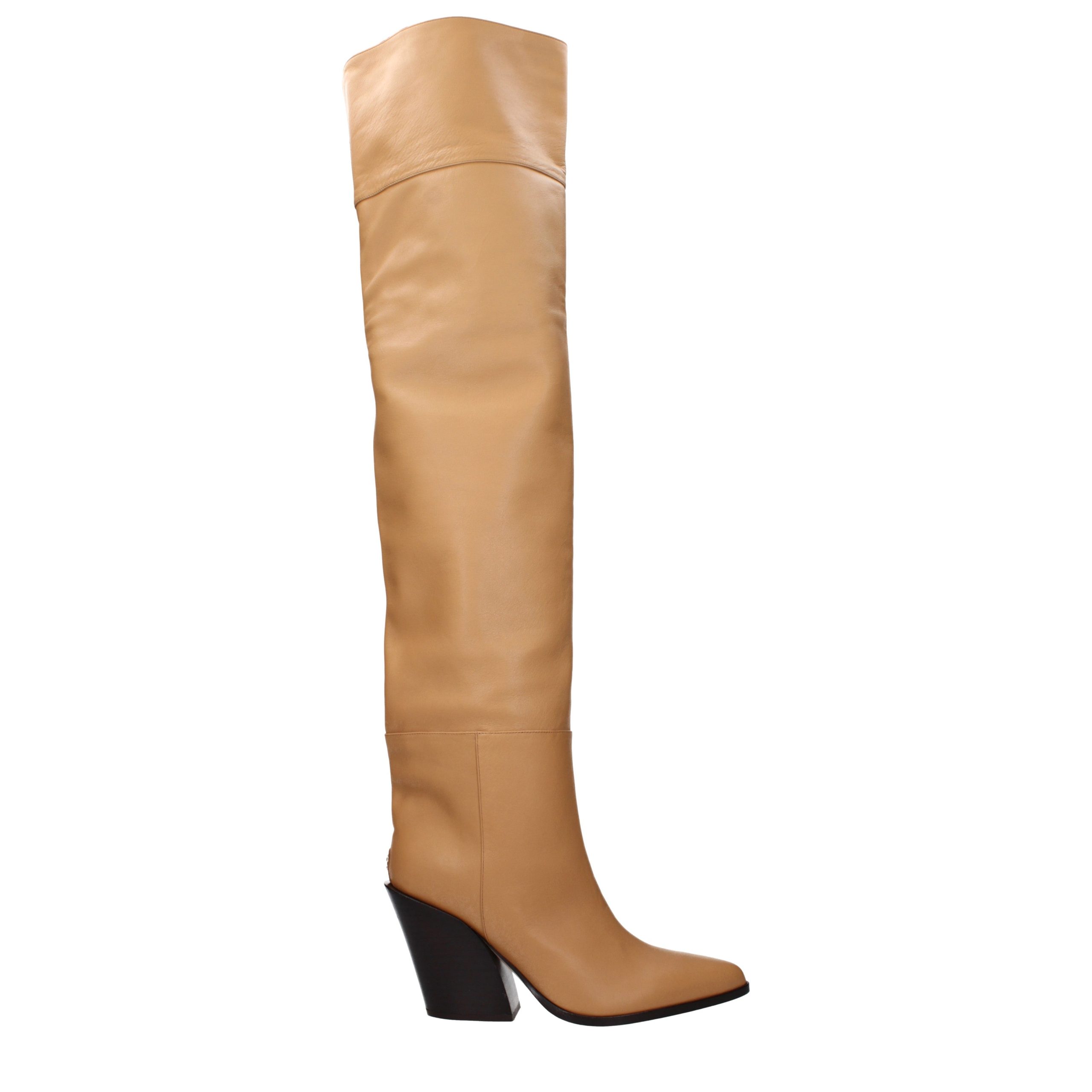 Jimmy Choo - Beige Leather Ankle Boots