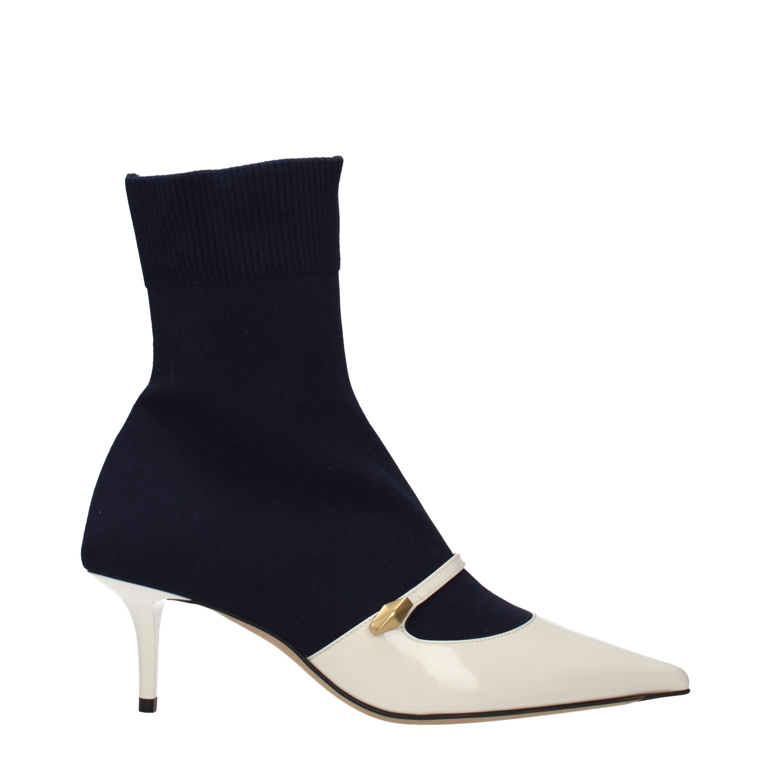 Jimmy Choo - Blue Fabric Ankle Boots