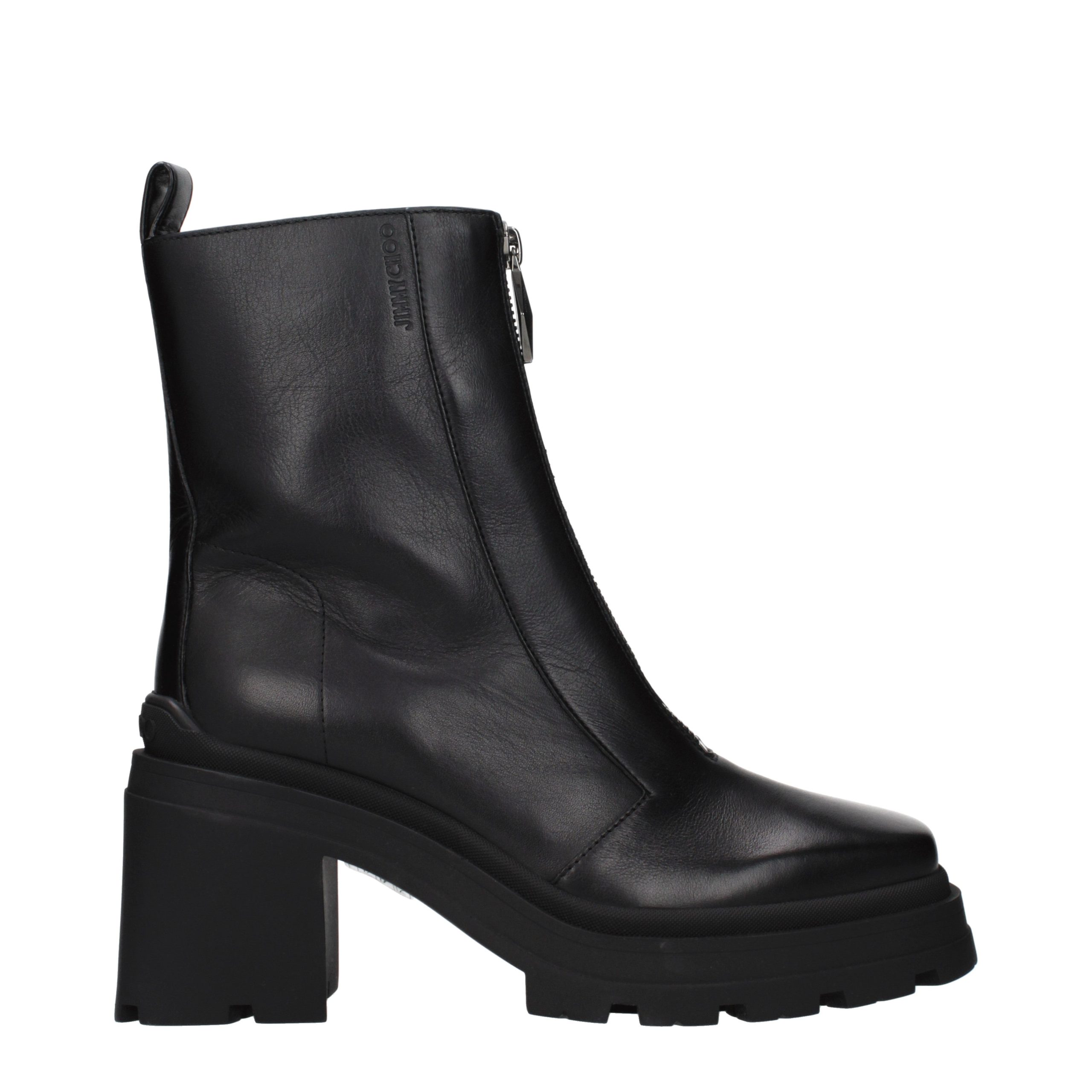 Jimmy Choo - Black Leather Ankle Boots