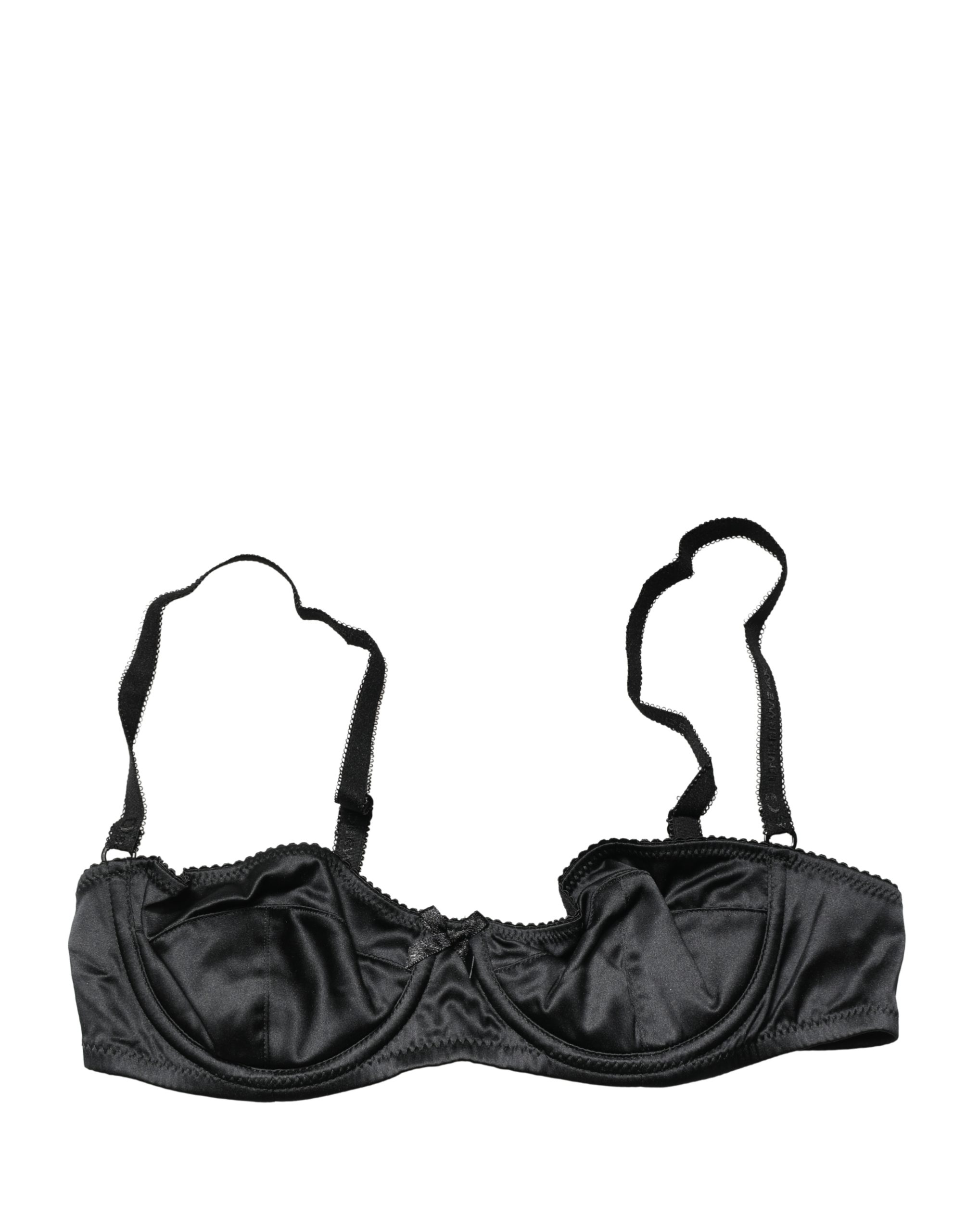 Dolce & Gabbana - Black Semi-Pad Underwire Balconette Bra Underwear