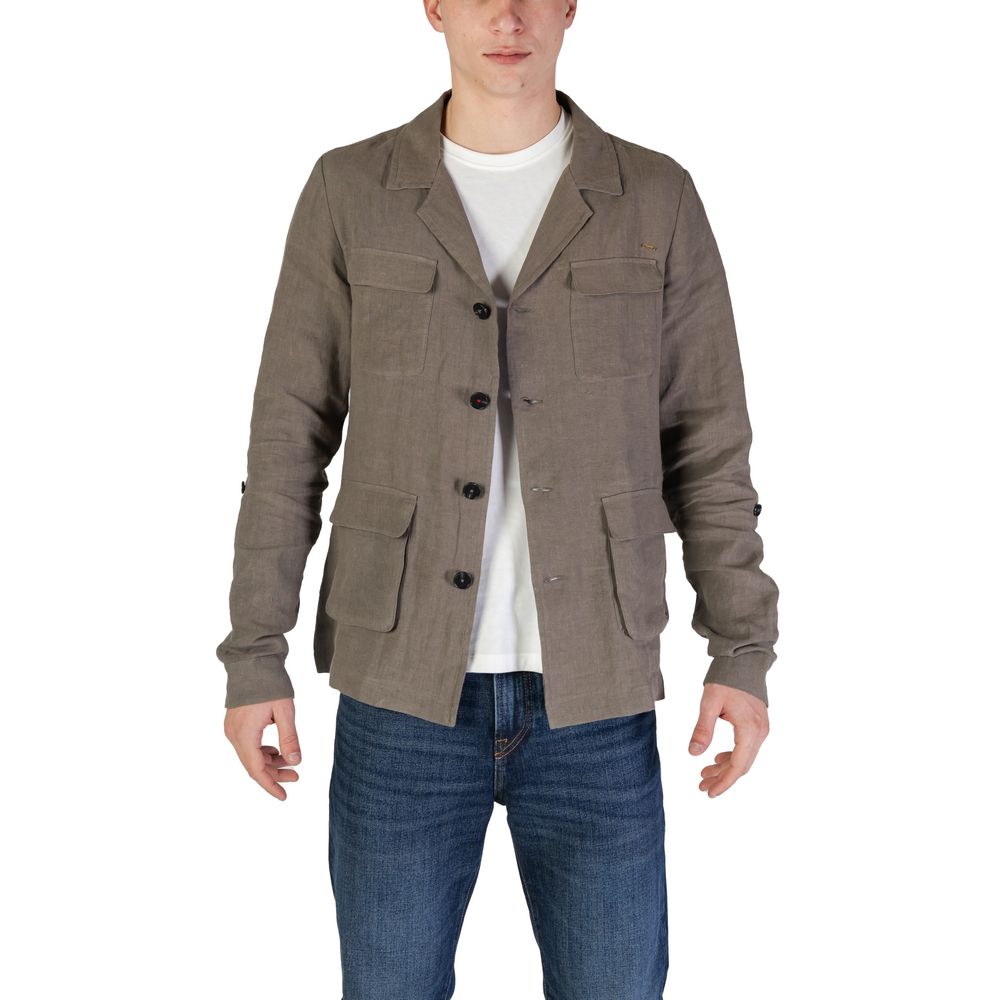 In My Hood - Green Linen Blazer