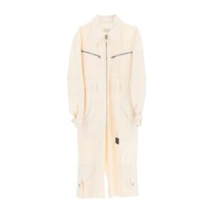 White Cotton Jumpsuit