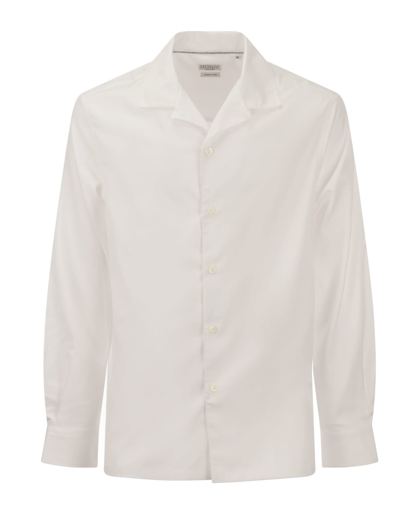 Brunello Cucinelli - White Cotton Shirt