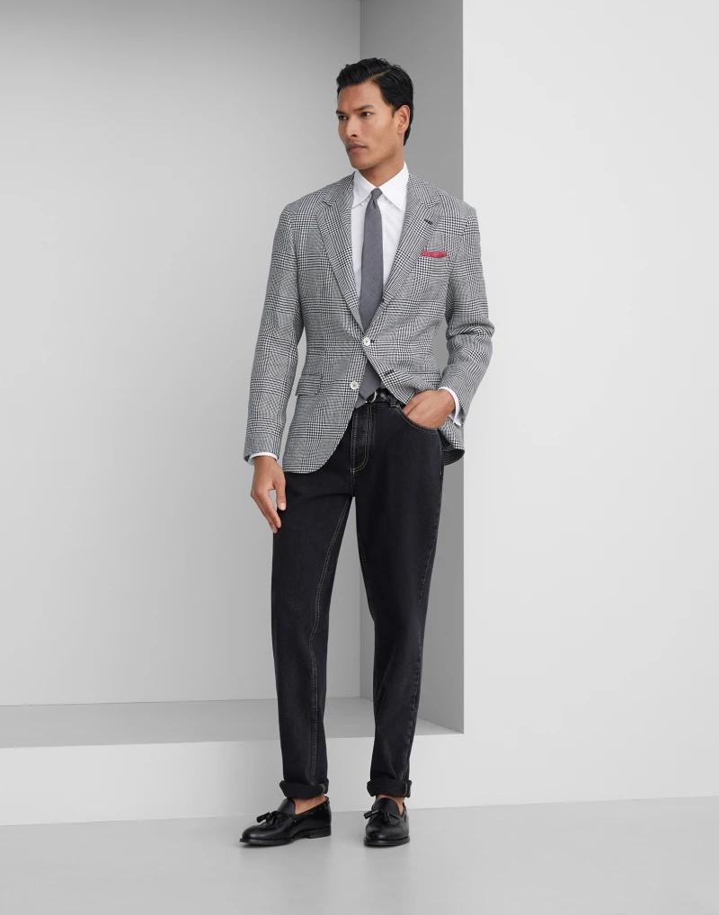 Brunello Cucinelli - Blue Cotton Straight-Leg Jeans