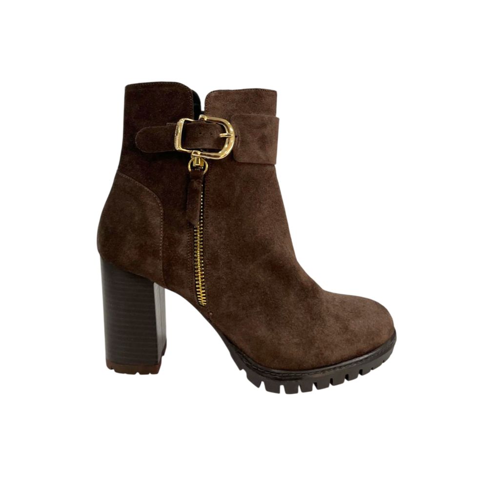 Borbonese - Brown Leather Women Boot