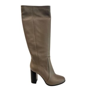 Brown Leather Women Boot