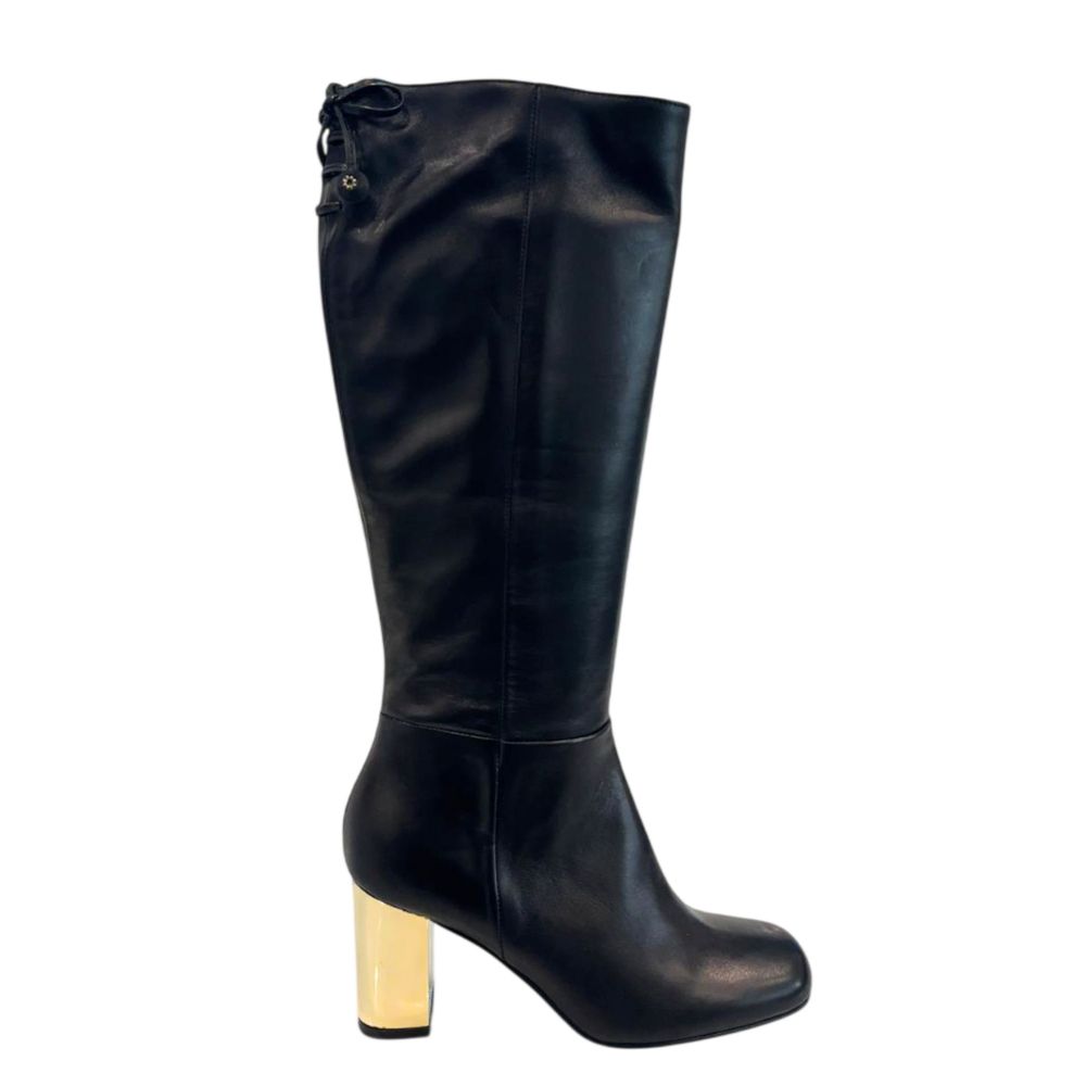 Borbonese - Black Leather Women Boot