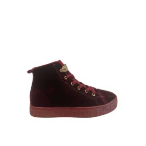 Red Fabric Women Sneaker
