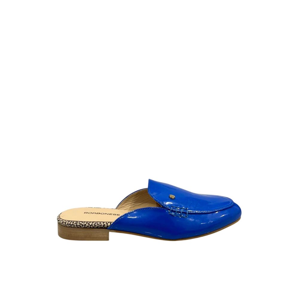 Borbonese - Blue Leather Women Sandal