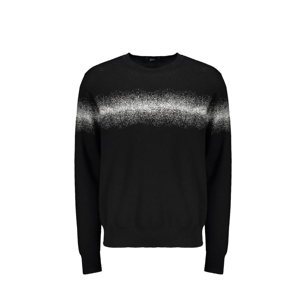 Herno - Black Cotton Sweatshirt