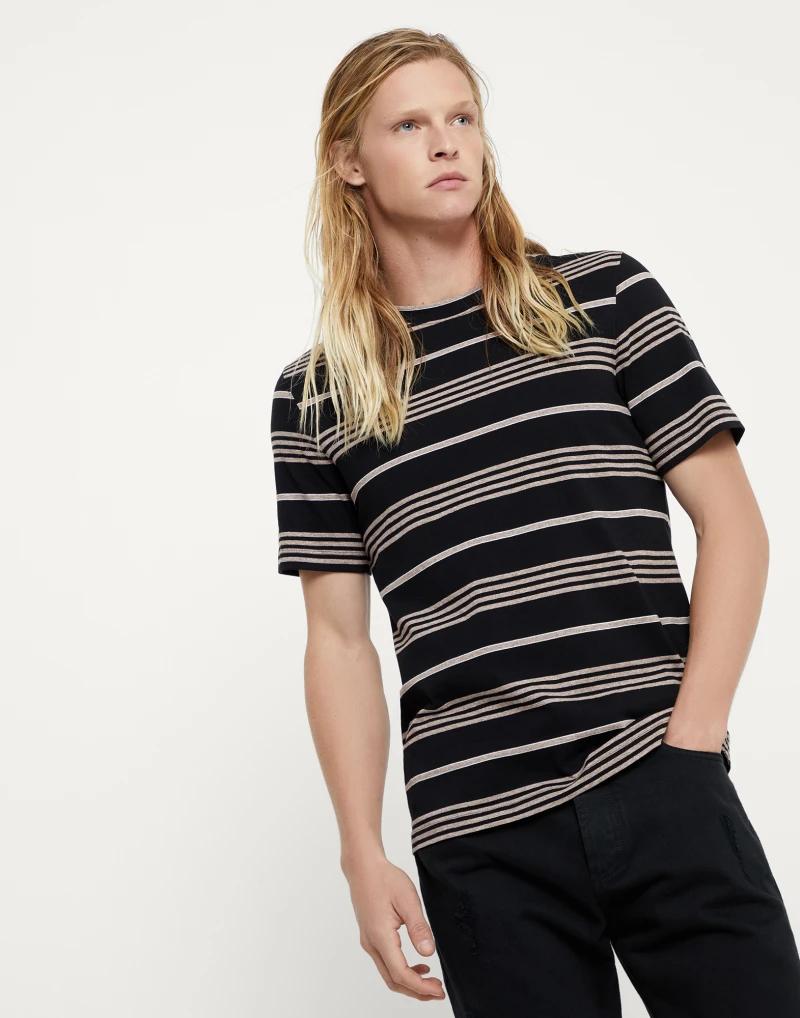 Brunello Cucinelli - Bicolor Cotton T-Shirt