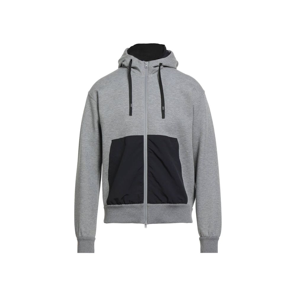 Herno - Gray Cotton Sweatshirt