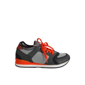 Orange Rubber Men Sneakers