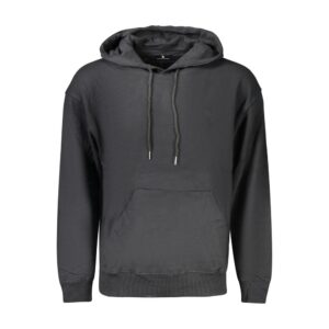 Black Cotton Men's Sweatshirt