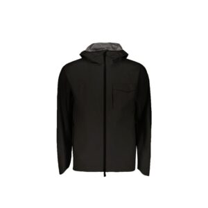 Black Polyester Shell Jacket
