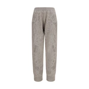 Beige Linen Casual Pants