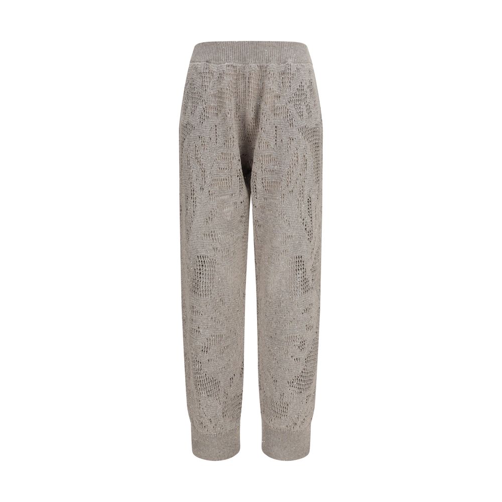 Brunello Cucinelli - Beige Linen Casual Pants