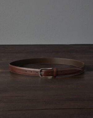 Brown Leather Regular Belt