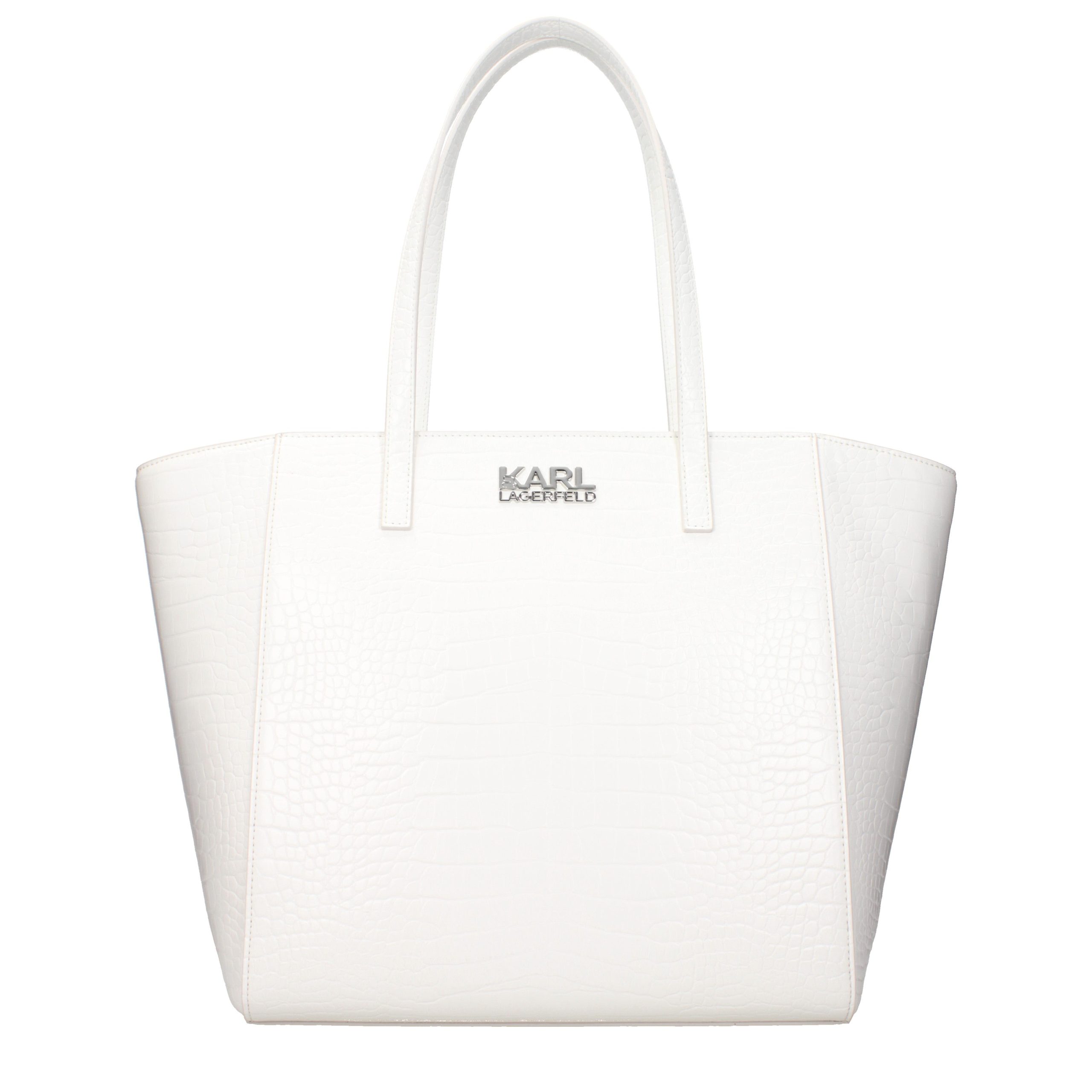 Karl Lagerfeld - White Polyethylene Shoulder Bag