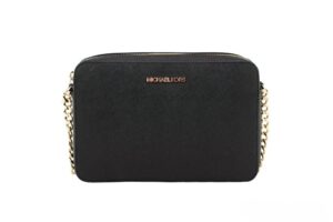 Michael Kors Women'S Top Zip Closure Saffiano Leather Crossbody Bag