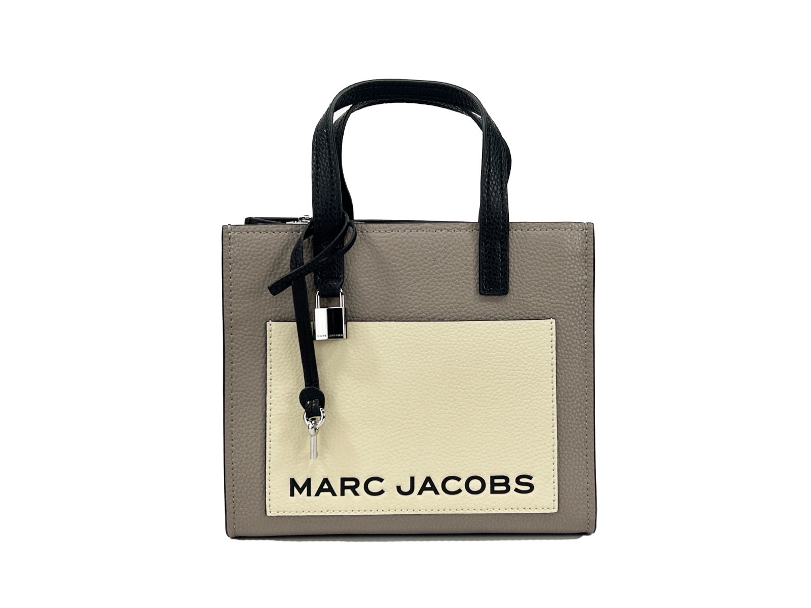 Marc Jacobs - Marc Jacobs Grind Mini Leather Tote Crossbody Bag