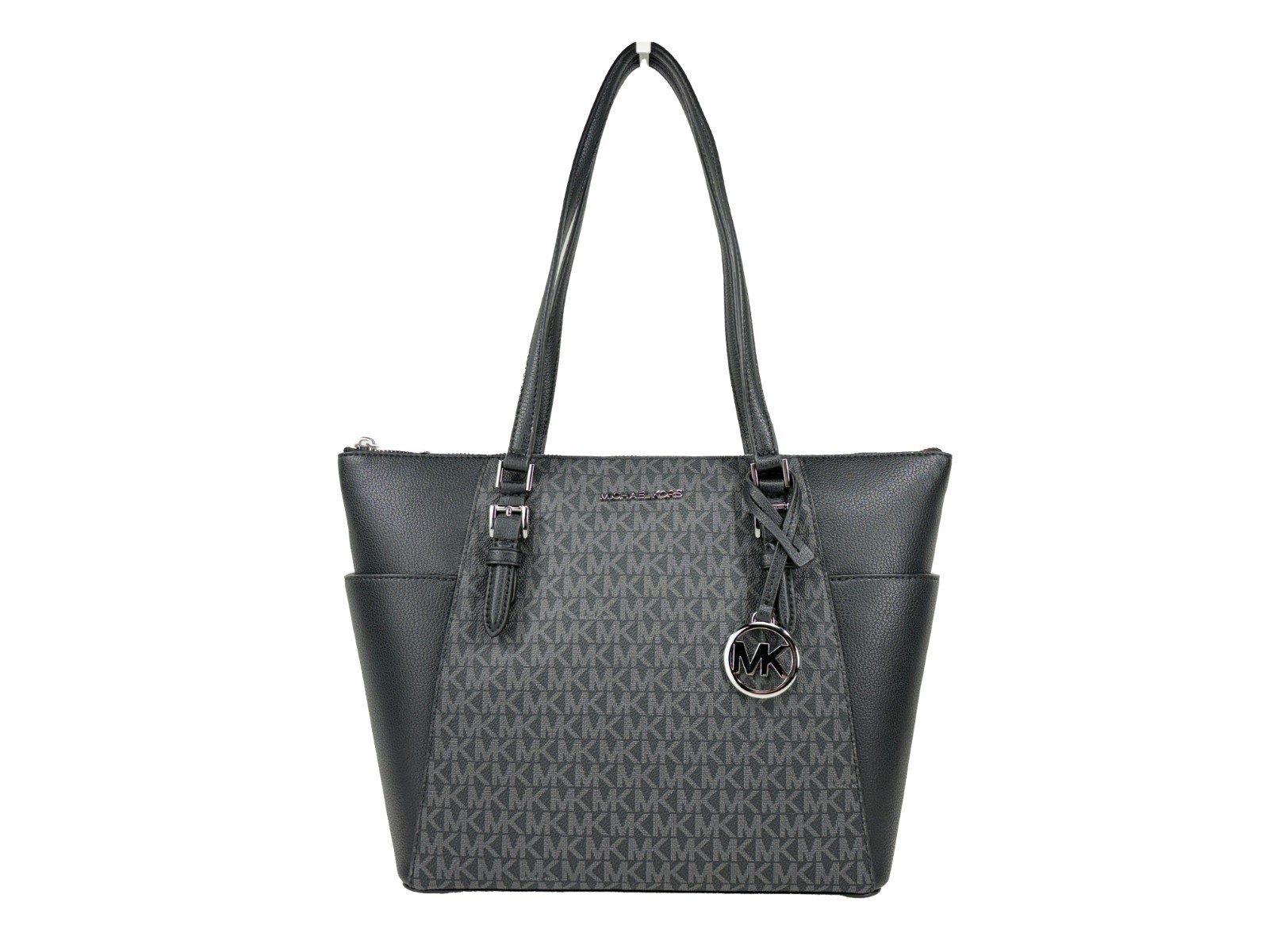 Michael Kors - Michael Kors Charlotte Leather Top Zip Tote Bag