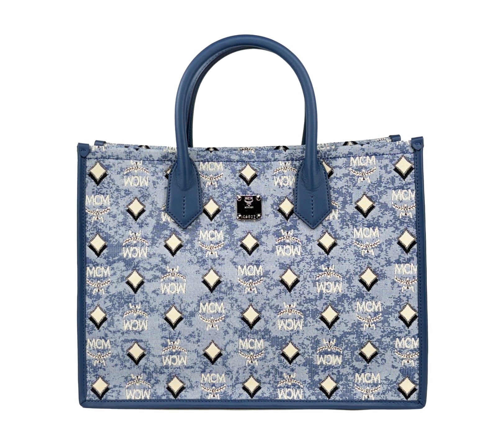 MCM - MCM Aren Munchen Denim Tote Bag