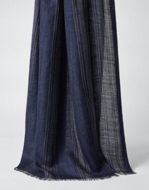 Blue Silk Scarf