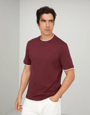 Bicolor Cotton T-Shirt