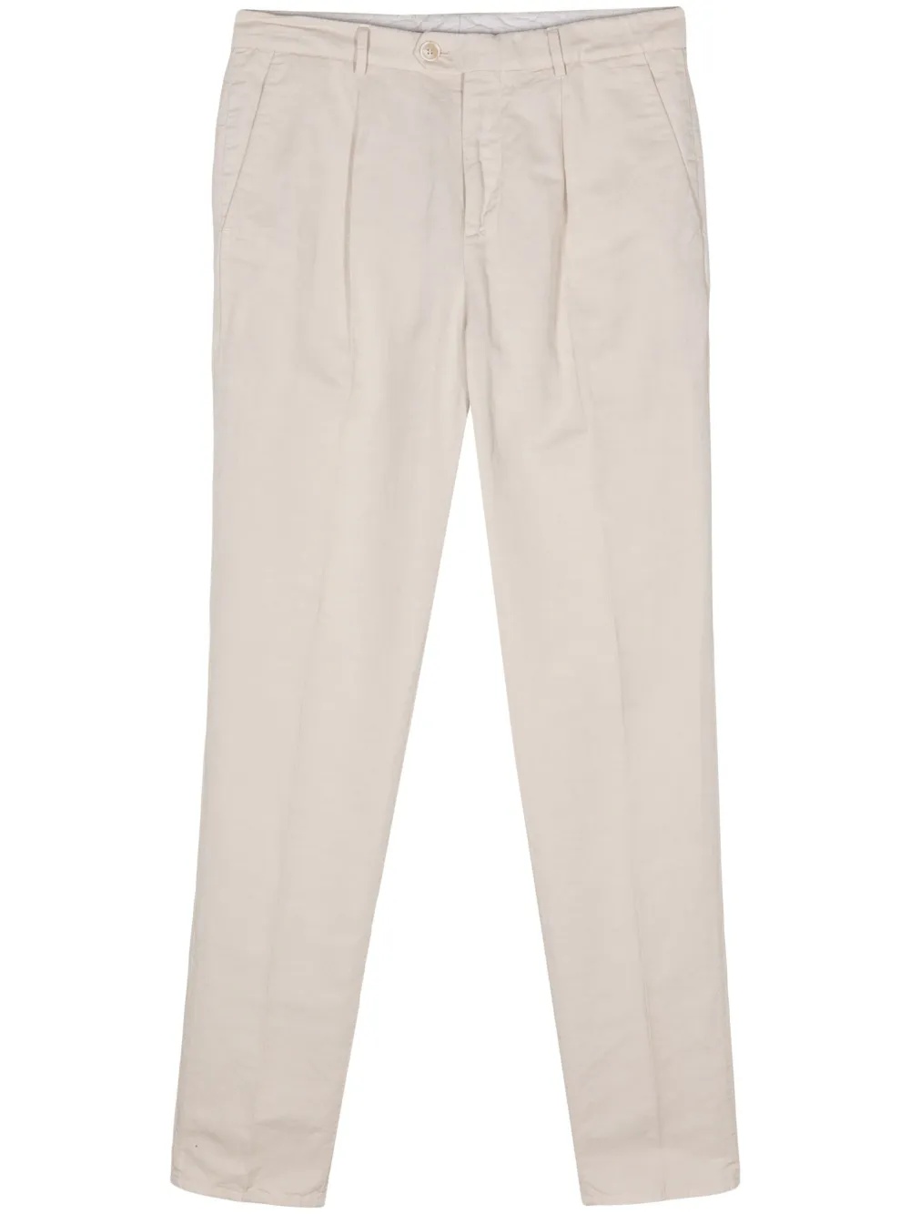 Brunello Cucinelli - Beige Linen Casual Pants