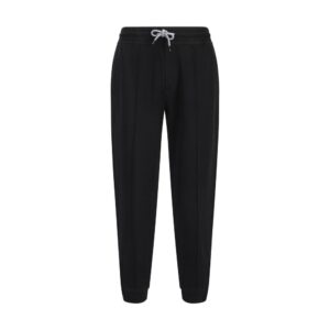 Black Cotton Joggers (Workout Pants)