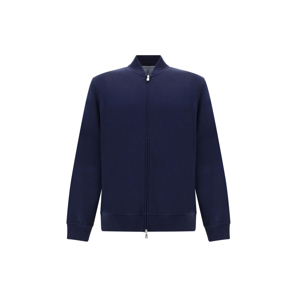 Brunello Cucinelli - Blue Cotton Sweatshirt