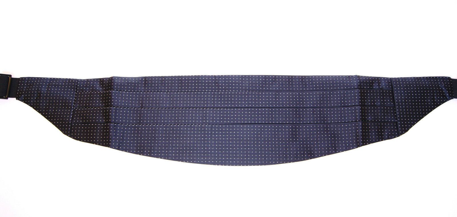 Dolce & Gabbana - Blue Waist Smoking Tuxedo Cummerbund Belt