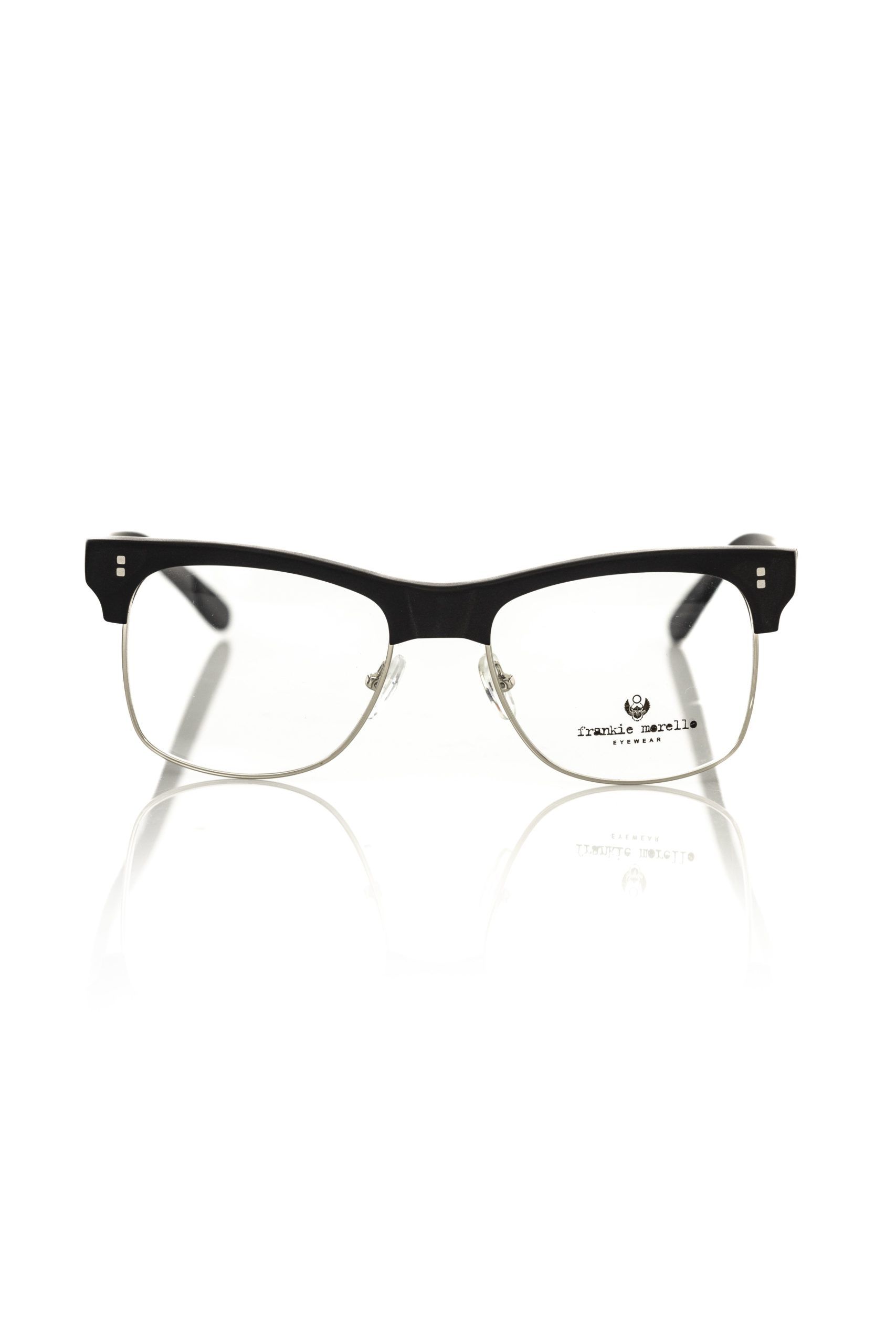 Frankie Morello - Black Metallic Men’s Eyeglass Frame